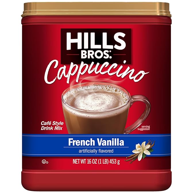 Hills Bros. French Vanilla Instant Cappuccino Mix 16oz