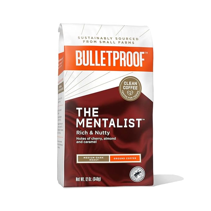 Bulletproof Mentalist Medium-Dark Roast Arabica Coffee 12oz