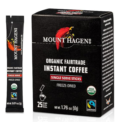 Mount Hagen Organic Instant Coffee Packets – Medium Roast