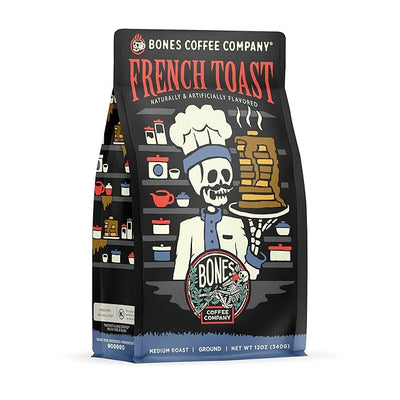Bones Coffee French Toast Ground Coffee – Medium Roast